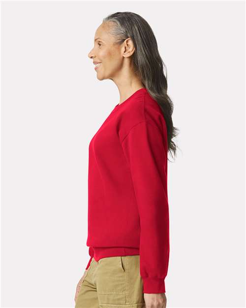 Gildan SF000 Unisex Softstyle? Midweight Crewneck Sweatshirt - Side view