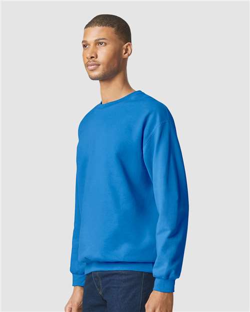 Gildan SF000 Unisex Softstyle? Midweight Crewneck Sweatshirt - Side view