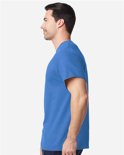 Gildan 5000 Unisex USA-Made Fine Jersey T-Shirt - Side view