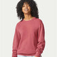 Comfort Colors 1466 Unisex Garment-Dyed Lightweight Crewneck Sweatshirt - Front view