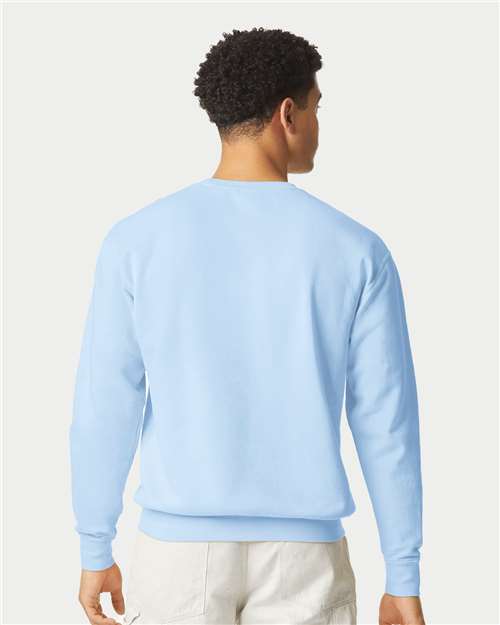 Comfort Colors 1466 Unisex Garment-Dyed Lightweight Crewneck Sweatshirt - Back view