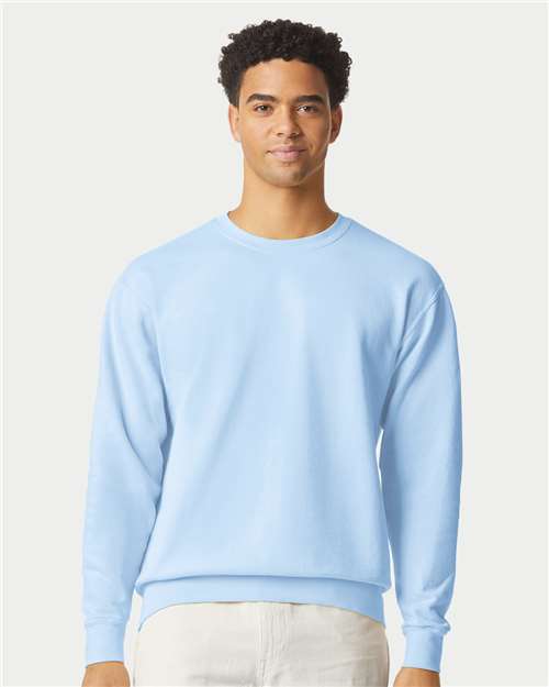 Comfort Colors 1466 Unisex Garment-Dyed Lightweight Crewneck Sweatshirt - Front view