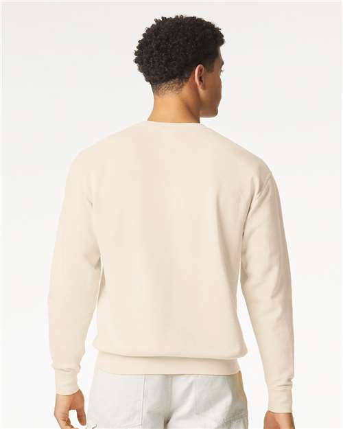 Comfort Colors 1466 Unisex Garment-Dyed Lightweight Crewneck Sweatshirt - Back view