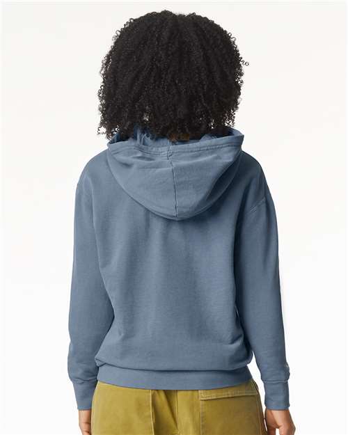 Comfort Colors 1467 Unisex Garment-Dyed Lightweight Hooded Sweatshirt - Back view
