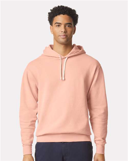 Comfort Colors 1467 Unisex Garment-Dyed Lightweight Hooded Sweatshirt - Front view