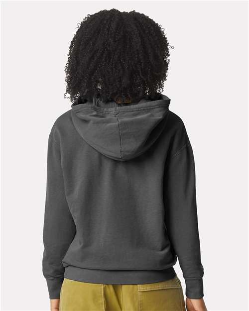 Comfort Colors 1467 Unisex Garment-Dyed Lightweight Hooded Sweatshirt - Back view