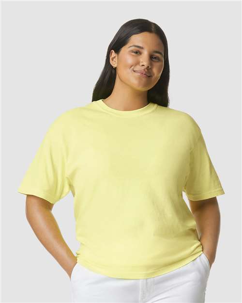 Comfort Colors 1717 Unisex Garment-Dyed Heavyweight T-Shirt - Front view