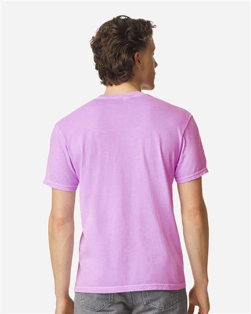 Comfort Colors 1717 Unisex Garment-Dyed Heavyweight T-Shirt - Back view