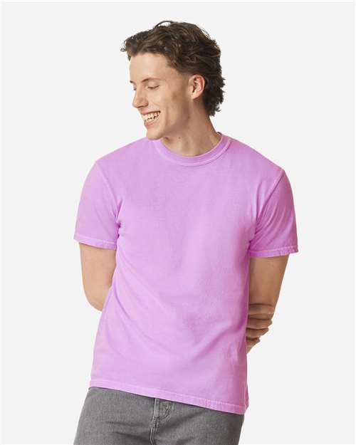 Comfort Colors 1717 Unisex Garment-Dyed Heavyweight T-Shirt - Front view