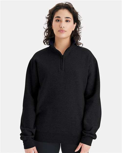 Champion S450 Unisex Powerblend? Quarter-Zip Pullover - Front view