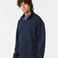 Champion S450 Unisex Powerblend? Quarter-Zip Pullover - Side view