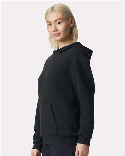 American Apparel RF498 Unisex ReFlex Fleece Hoodie Sweatshirt - Side view