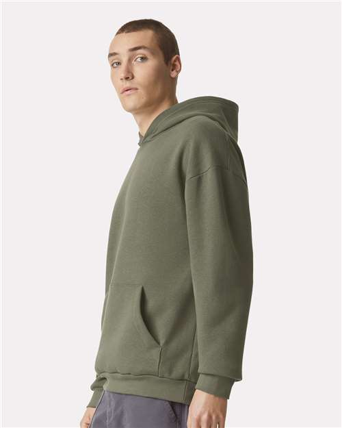 American Apparel RF498 Unisex ReFlex Fleece Hoodie Sweatshirt - Side view