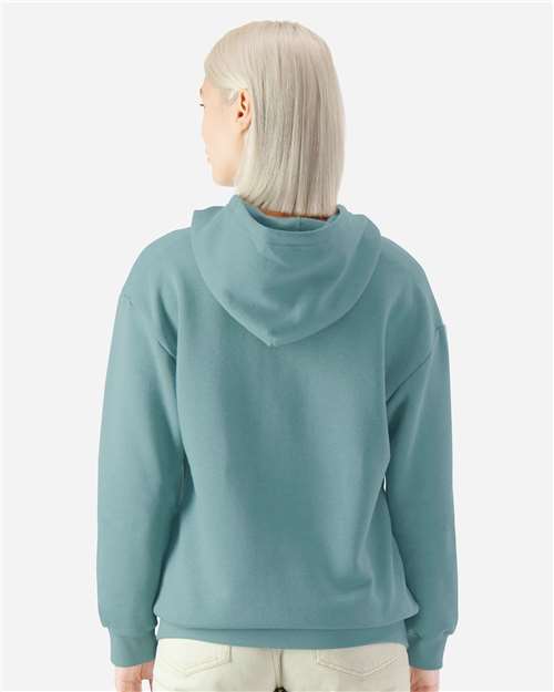 American Apparel RF498 Unisex ReFlex Fleece Hoodie Sweatshirt - Back view