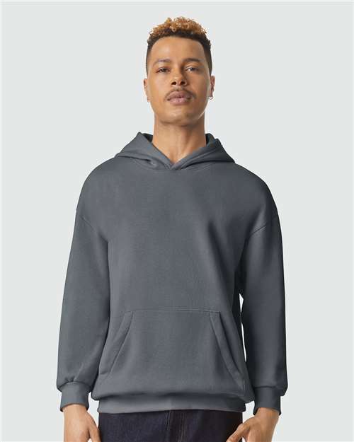 American Apparel RF498 Unisex ReFlex Fleece Hoodie Sweatshirt - Front view