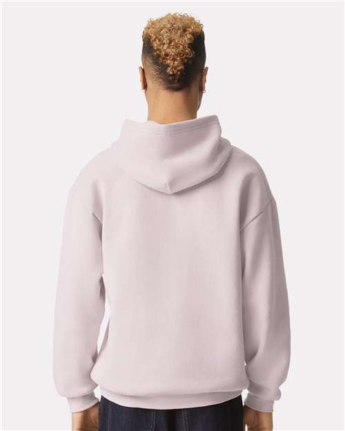 American Apparel RF498 Unisex ReFlex Fleece Hoodie Sweatshirt - Back view