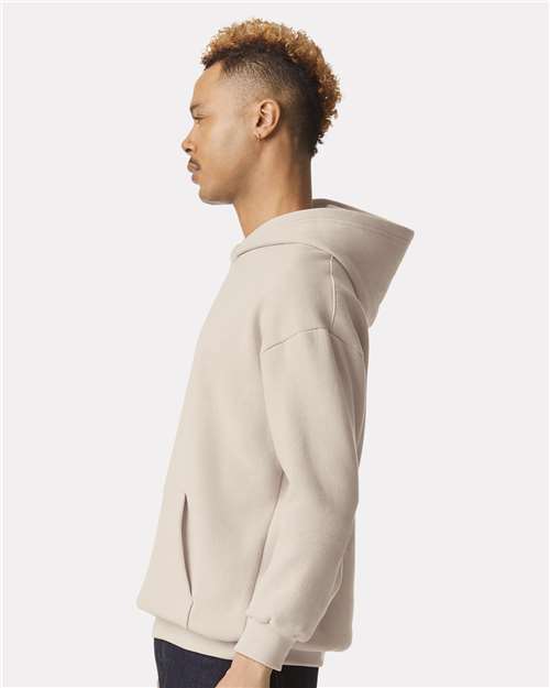 American Apparel RF498 Unisex ReFlex Fleece Hoodie Sweatshirt - Side view