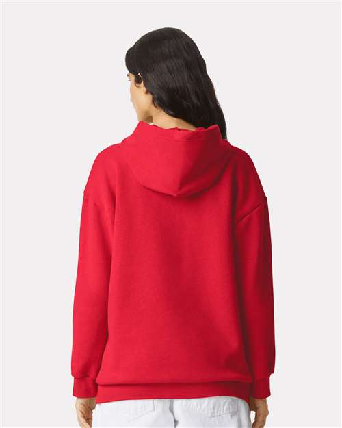 American Apparel RF498 Unisex ReFlex Fleece Hoodie Sweatshirt - Back view
