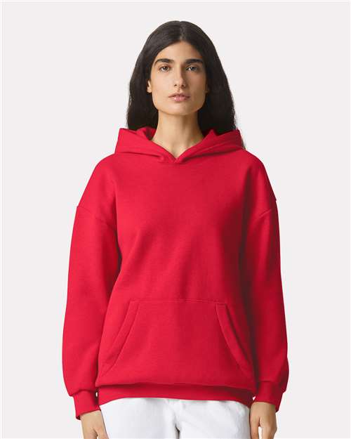 American Apparel RF498 Unisex ReFlex Fleece Hoodie Sweatshirt - Front view
