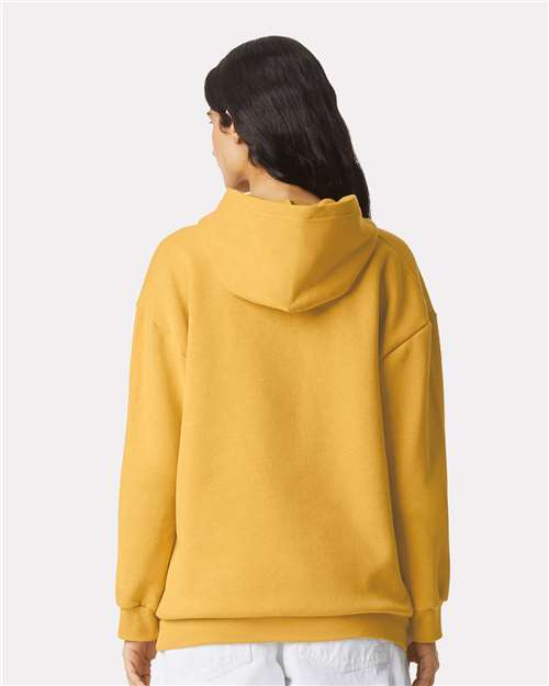American Apparel RF498 Unisex ReFlex Fleece Hoodie Sweatshirt - Back view
