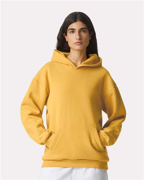 American Apparel RF498 Unisex ReFlex Fleece Hoodie Sweatshirt - Front view