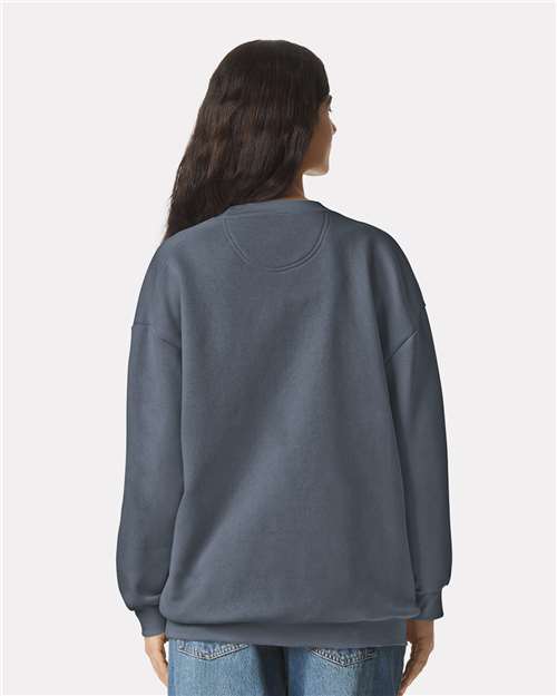 American Apparel RF496 Unisex ReFlex Fleece Crewneck Sweatshirt - Back view