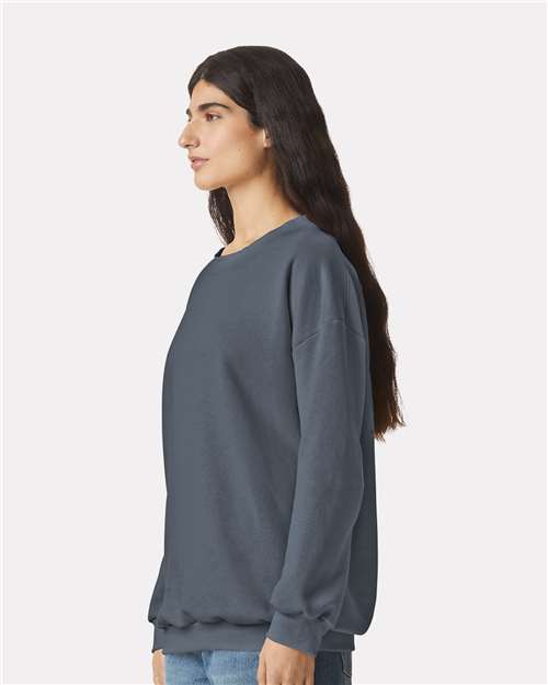 American Apparel RF496 Unisex ReFlex Fleece Crewneck Sweatshirt - Side view