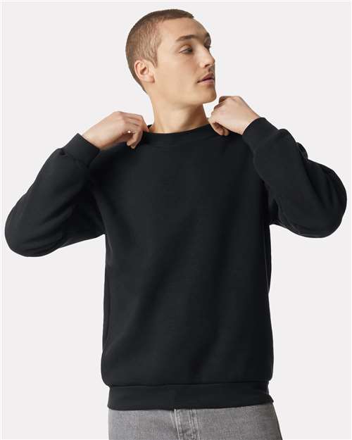 American Apparel RF496 Unisex ReFlex Fleece Crewneck Sweatshirt - Front view