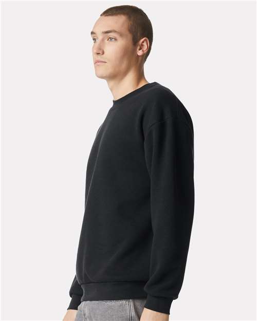 American Apparel RF496 Unisex ReFlex Fleece Crewneck Sweatshirt - Side view