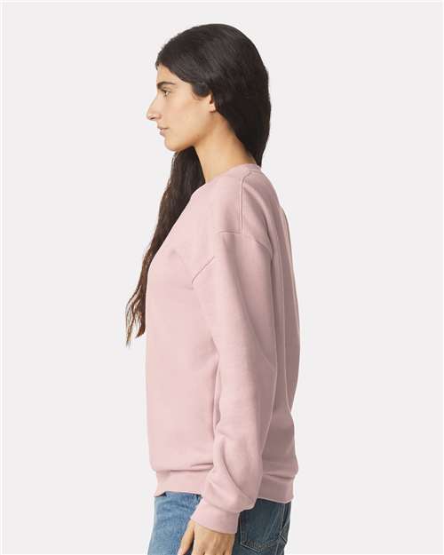 American Apparel RF496 Unisex ReFlex Fleece Crewneck Sweatshirt - Side view
