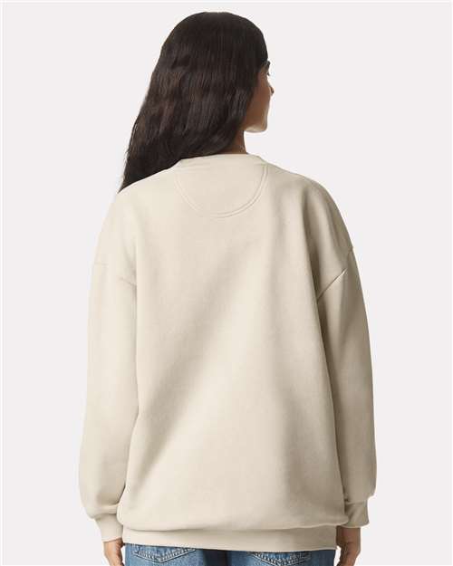 American Apparel RF496 Unisex ReFlex Fleece Crewneck Sweatshirt - Back view