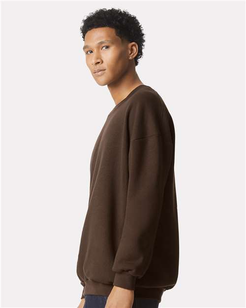 American Apparel RF496 Unisex ReFlex Fleece Crewneck Sweatshirt - Side view