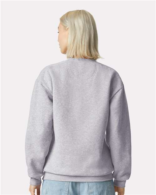 American Apparel RF496 Unisex ReFlex Fleece Crewneck Sweatshirt - Back view
