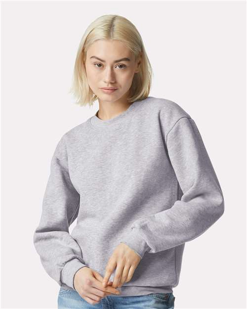 American Apparel RF496 Unisex ReFlex Fleece Crewneck Sweatshirt - Front view