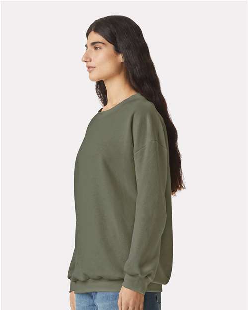 American Apparel RF496 Unisex ReFlex Fleece Crewneck Sweatshirt - Side view