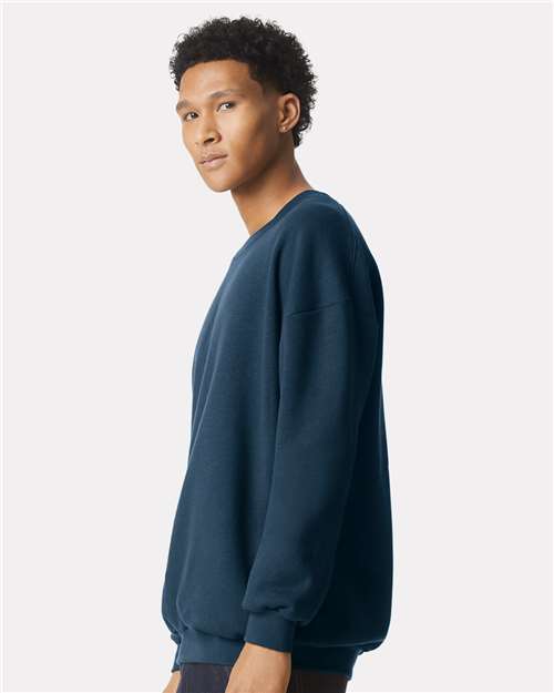 American Apparel RF496 Unisex ReFlex Fleece Crewneck Sweatshirt - Side view