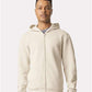 American Apparel RF497 Unisex ReFlex Fleece Full-Zip Hoodie Sweatshirt - Front view