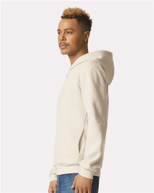 American Apparel RF497 Unisex ReFlex Fleece Full-Zip Hoodie Sweatshirt - Side view