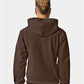 American Apparel RF497 Unisex ReFlex Fleece Full-Zip Hoodie Sweatshirt - Back view