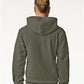 American Apparel RF497 Unisex ReFlex Fleece Full-Zip Hoodie Sweatshirt - Back view
