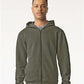 American Apparel RF497 Unisex ReFlex Fleece Full-Zip Hoodie Sweatshirt - Front view