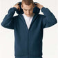 American Apparel RF497 Unisex ReFlex Fleece Full-Zip Hoodie Sweatshirt - Front view
