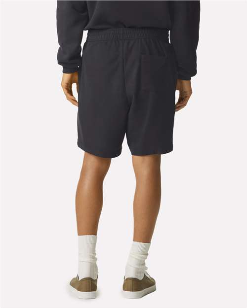 American Apparel 2PQ Unisex Pique Gym Shorts - Back view
