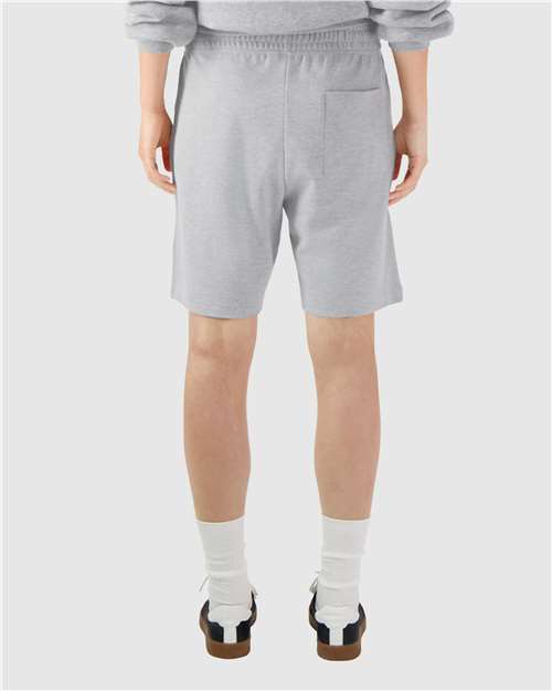 American Apparel 2PQ Unisex Pique Gym Shorts - Back view