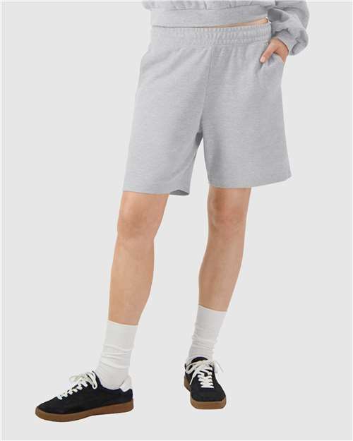 American Apparel 2PQ Unisex Pique Gym Shorts - Front view