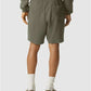 American Apparel 2PQ Unisex Pique Gym Shorts - Back view
