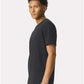 American Apparel 2004CVC Unisex CVC Henley Tee - Side view