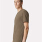 American Apparel 2004CVC Unisex CVC Henley Tee - Side view