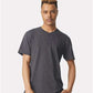 American Apparel 2004CVC Unisex CVC Henley Tee - Front view