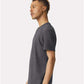 American Apparel 2004CVC Unisex CVC Henley Tee - Side view